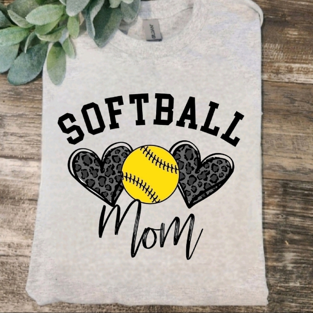 Softball mom shirt sports ball mama cute popular